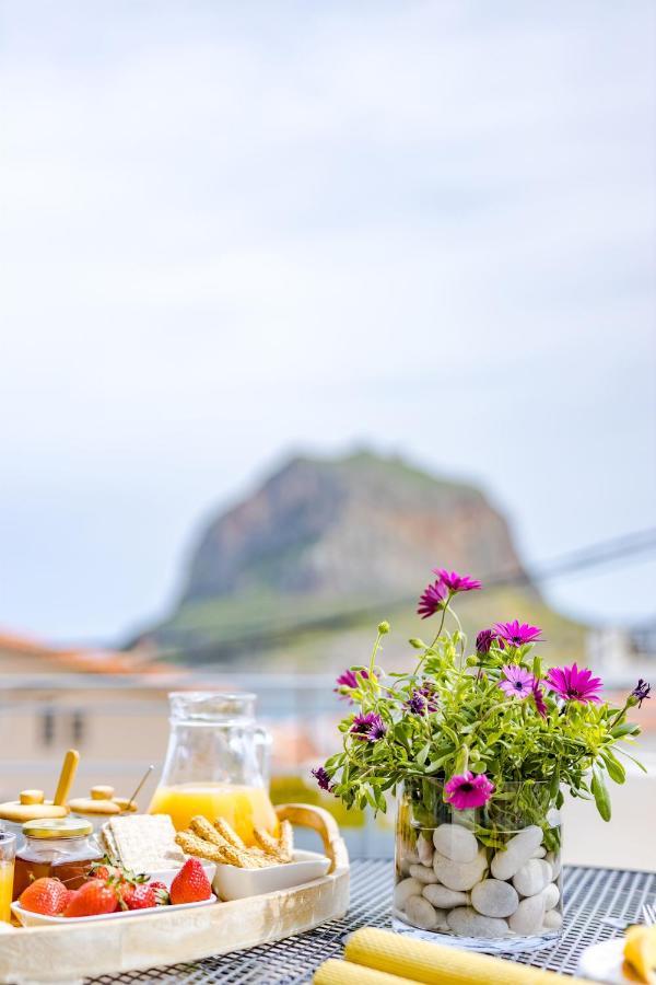 Monemvasia Modern Flat With Panoramic Sea View Extérieur photo