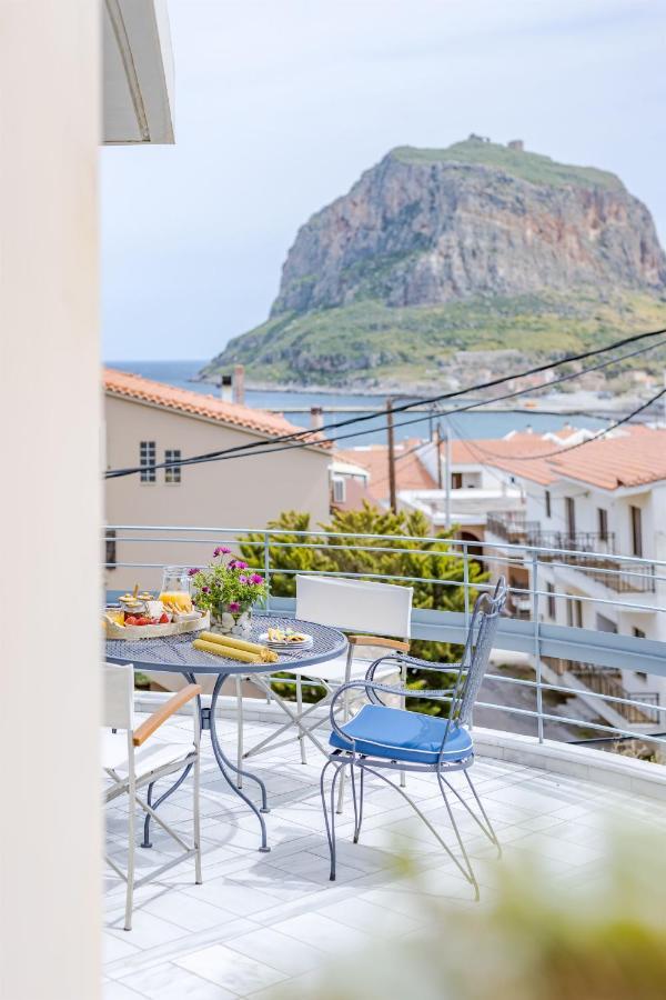 Monemvasia Modern Flat With Panoramic Sea View Extérieur photo
