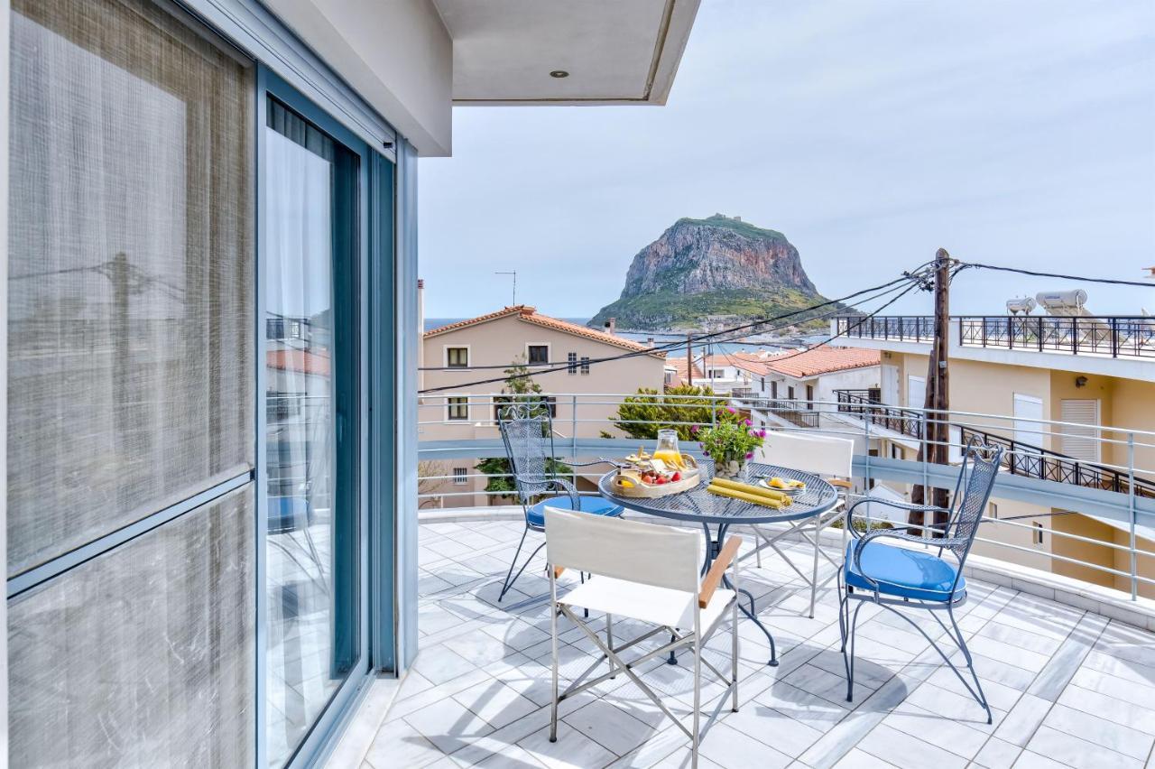 Monemvasia Modern Flat With Panoramic Sea View Extérieur photo